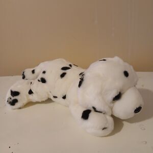 Aurora Black & White Flopsie Domino Dalmatian Stuffed Plush Animal Toy Doll 12"